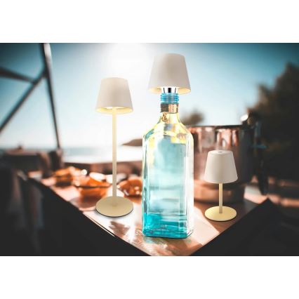 Globo - LED stmievateľná dotyková nabíjateľná vonkajšia stolová lampa LED/3W/5V 3000/4000/5000K IP54 1800 mAh