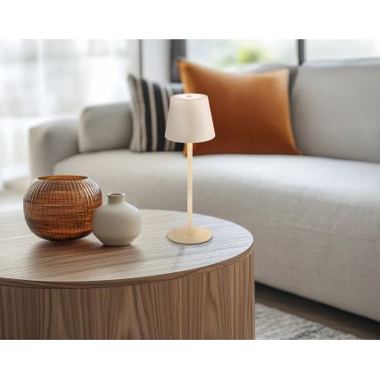 Globo - LED stmievateľná dotyková nabíjateľná vonkajšia stolová lampa LED/3W/5V 3000/4000/5000K IP54 1800 mAh