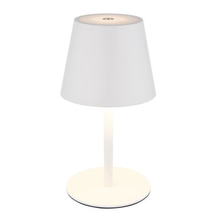 Globo - LED stmievateľná dotyková nabíjateľná vonkajšia stolová lampa 3v1 LED/3W/5V 3000/4000/5000K IP54 1800 mAh biela