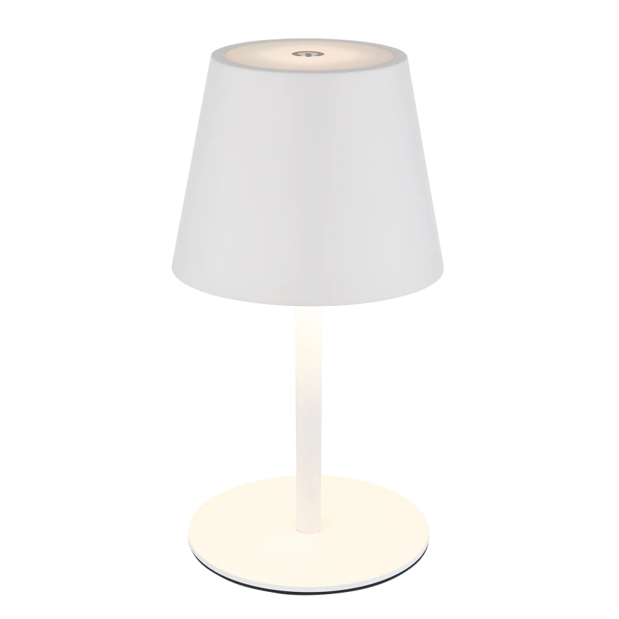Globo - LED stmievateľná dotyková nabíjateľná vonkajšia stolová lampa 3v1 LED/3W/5V 3000/4000/5000K IP54 1800 mAh biela