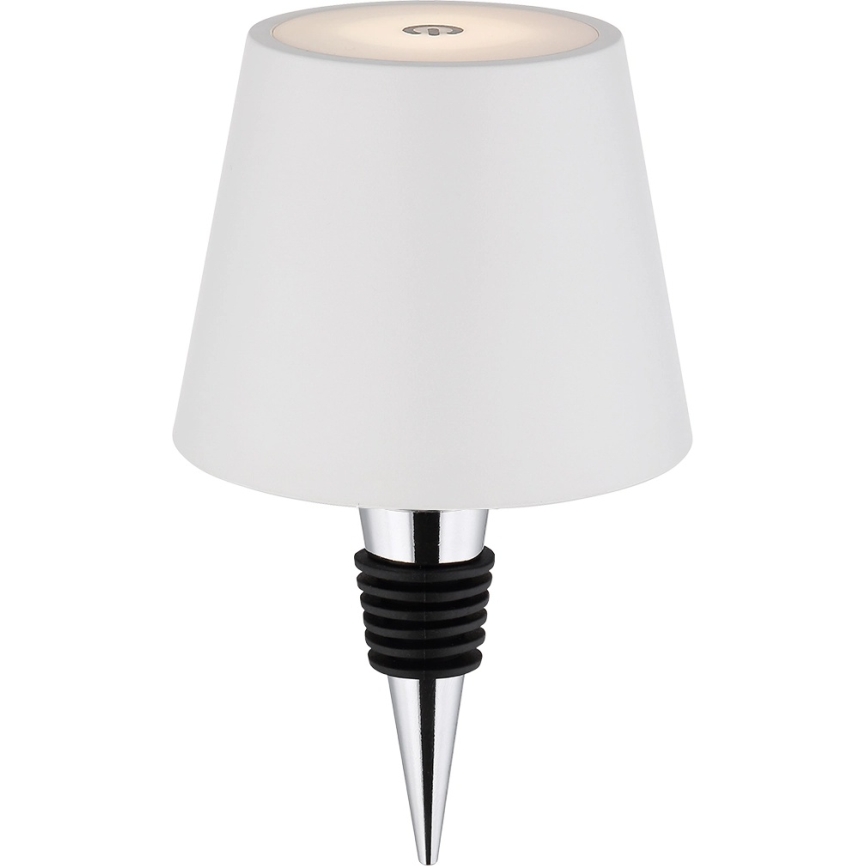 Globo - LED stmievateľná dotyková nabíjateľná vonkajšia stolová lampa 3v1 LED/3W/5V 3000/4000/5000K IP54 1800 mAh biela