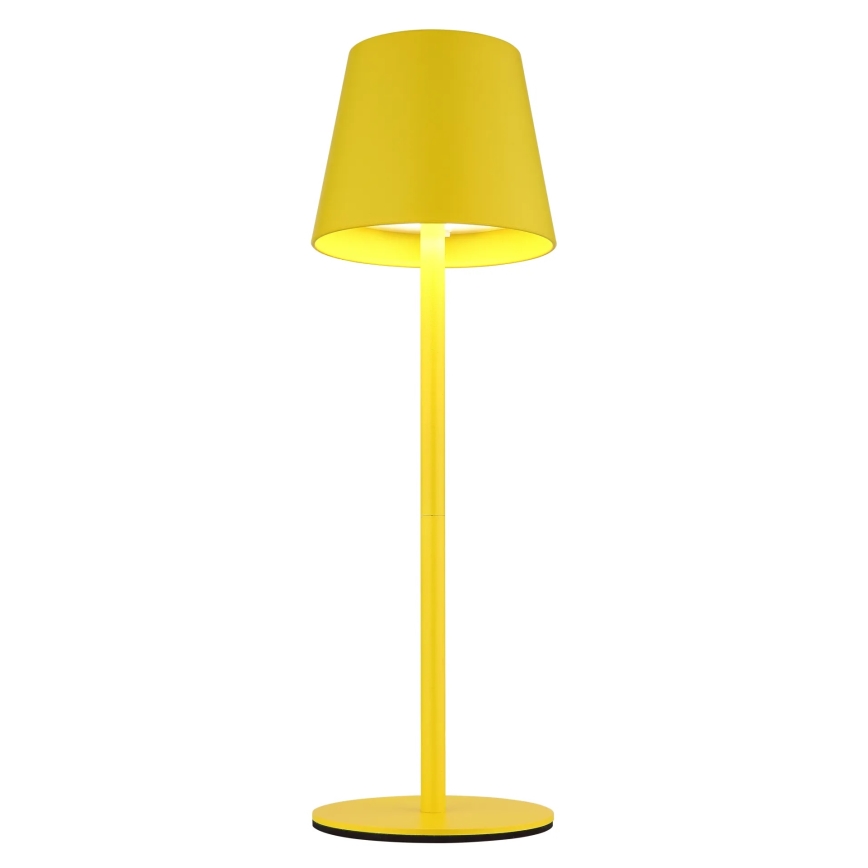 Globo - stmievateľná dotyková nabíjacia vonkajšia stolná lampa 3 v 1 LED/3W/5V 3000/4000/5000K IP54 1800 mAh žltá