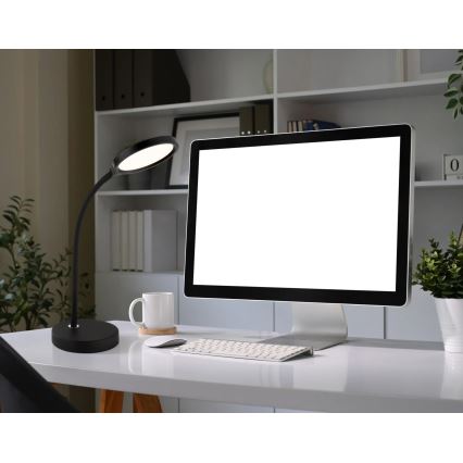 Globo - LED stmievateľná dotyková stolná lampa LED/8W/230V 2700K/4000K/6500K čierna