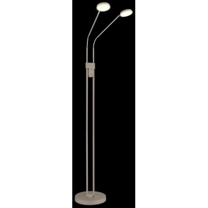 Globo - stmievateľná LED stojacia lampa 2×LED/6,5 W/230 V, 2700/3350/4000 K, béžová