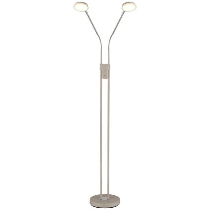 Globo - stmievateľná LED stojacia lampa 2×LED/6,5 W/230 V, 2700/3350/4000 K, béžová