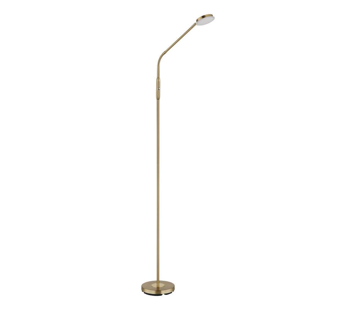 Globo 58504SM - LED stmievateľná dotyková stojacia lampa SILVIO LED/6,5W/230V mosadz 58504SM