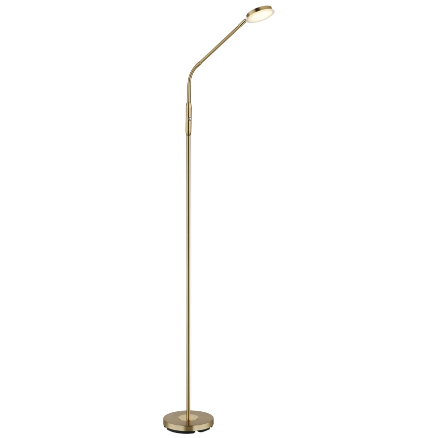 Globo - LED stmievateľná dotyková stojacia lampa LED/6,5W/230V 2700/3350/4000K mosadz