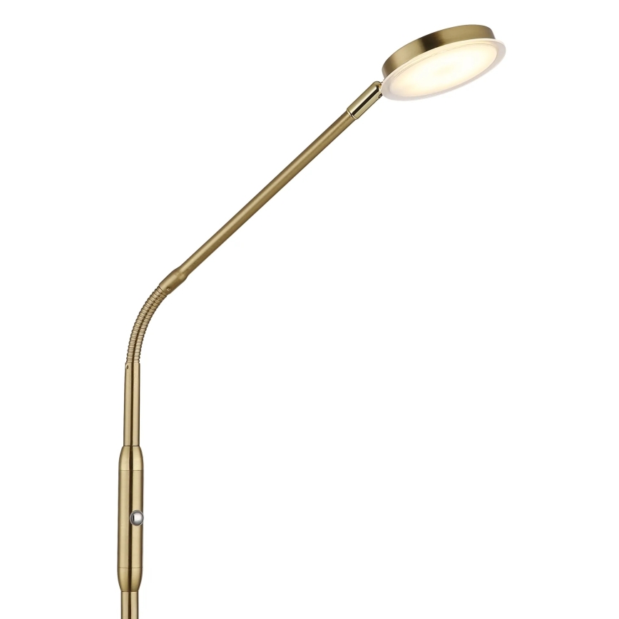 Globo - LED stmievateľná dotyková stojacia lampa LED/6,5W/230V 2700/3350/4000K mosadz