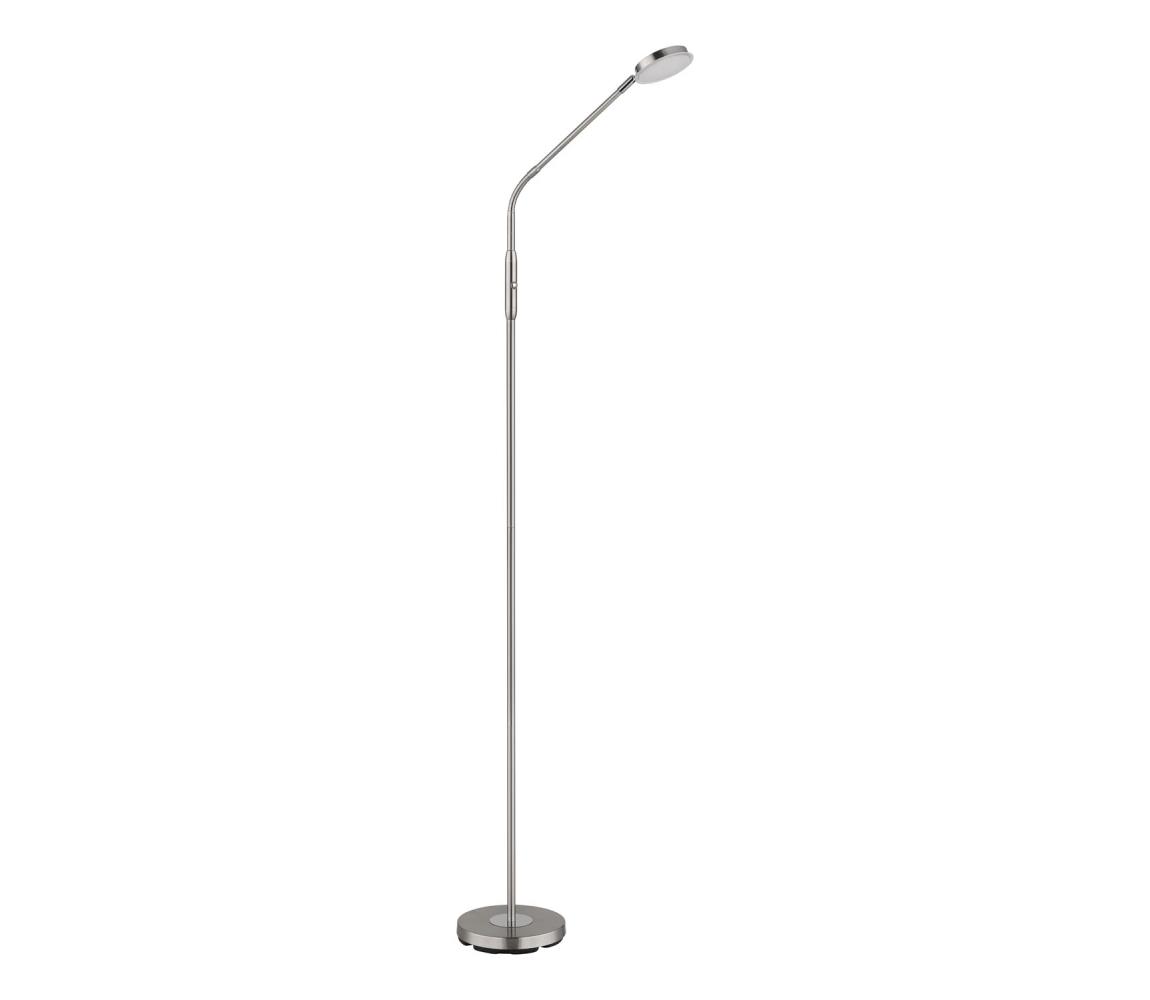 Globo 58504SN - LED stmievateľná dotyková stojacia lampa SILVIO LED/6,5W/230V matný chróm 58504SN