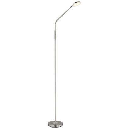Globo - LED stmievateľná dotyková stojacia lampa LED/6,5W/230V 2700/3350/4000K matný chróm