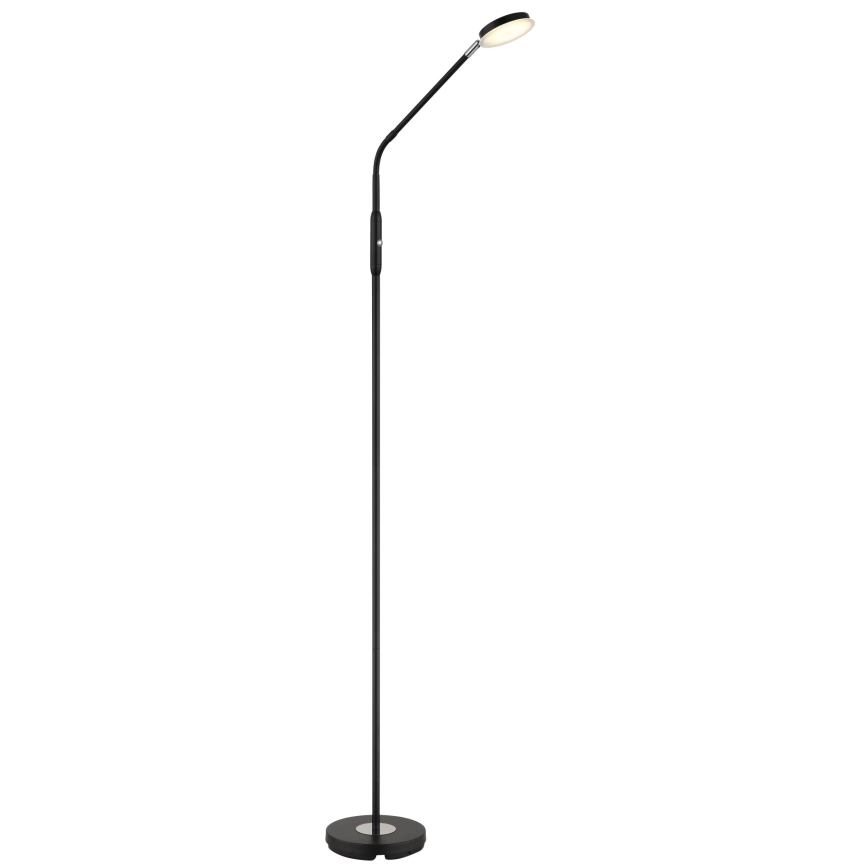 Globo - stmievateľná LED stojacia lampa s dotykovým ovládaním LED/6,5W/230V 2700/3350/4000K čierna