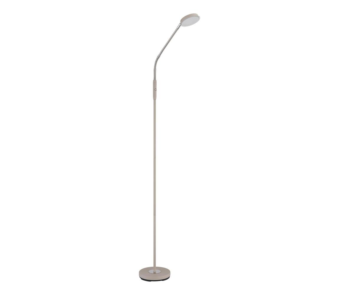 Globo 58504SSA - Dotykovo stmievateľná stojacia lampa SILVIO LED/6,5W/230V béžová 58504SSA