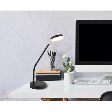 Globo - stmievateľná dotyková stolná LED lampa LED/6,5W/230V 2700/3350/4000K čierna