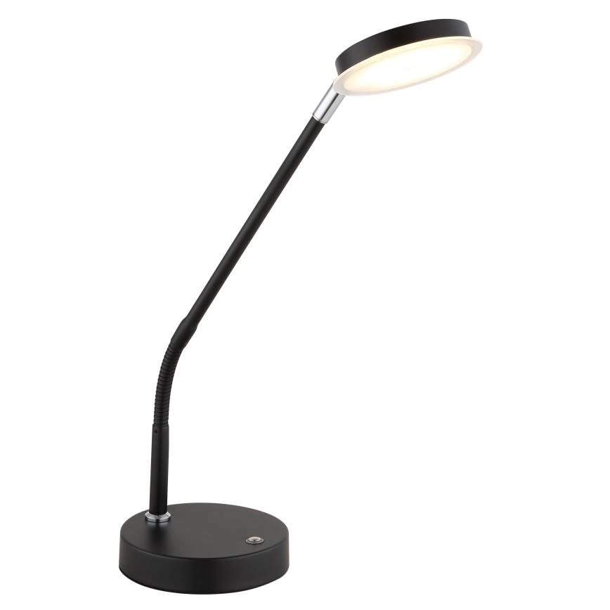 Globo - stmievateľná dotyková stolná LED lampa LED/6,5W/230V 2700/3350/4000K čierna