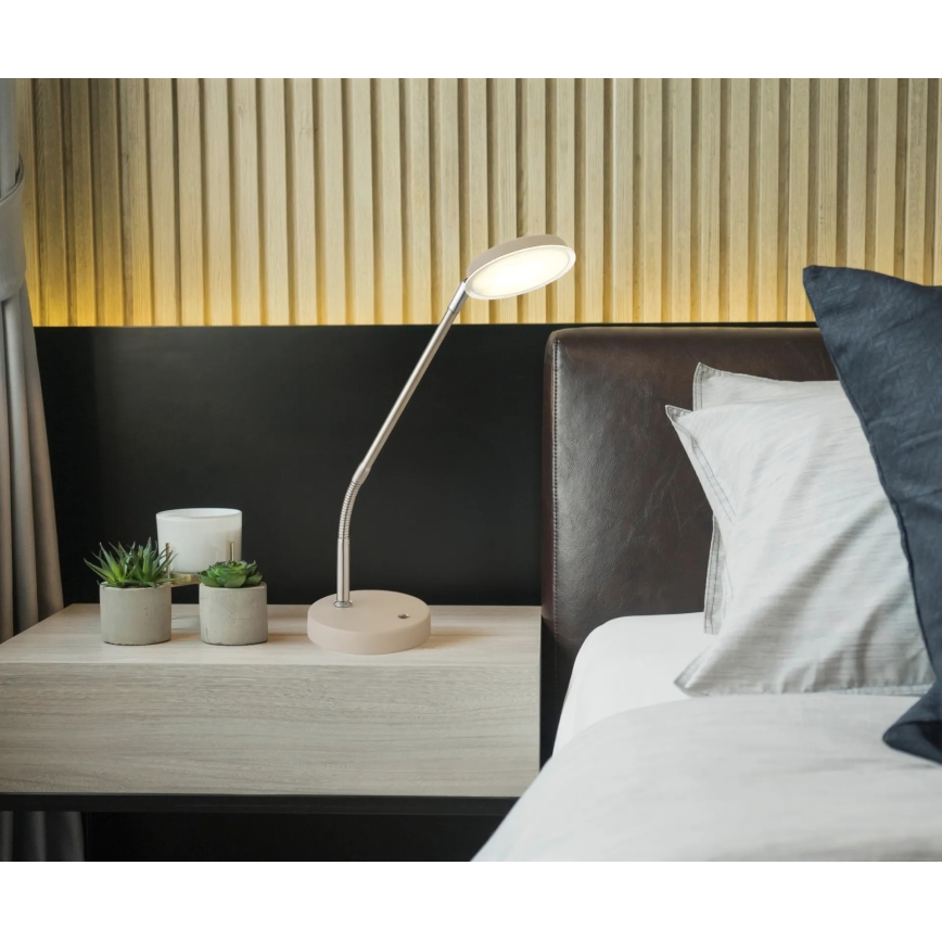 Globo - LED Stmievateľná dotyková stolná lampa LED/6,5W/230V 2700/3350/4000K béžová