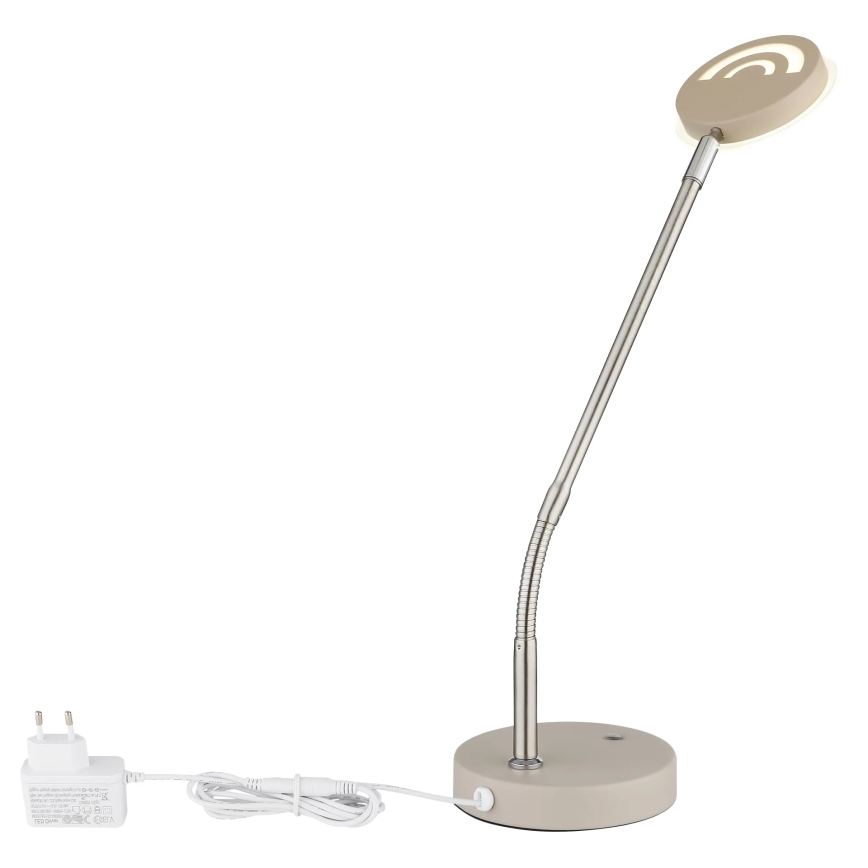 Globo - LED Stmievateľná dotyková stolná lampa LED/6,5W/230V 2700/3350/4000K béžová