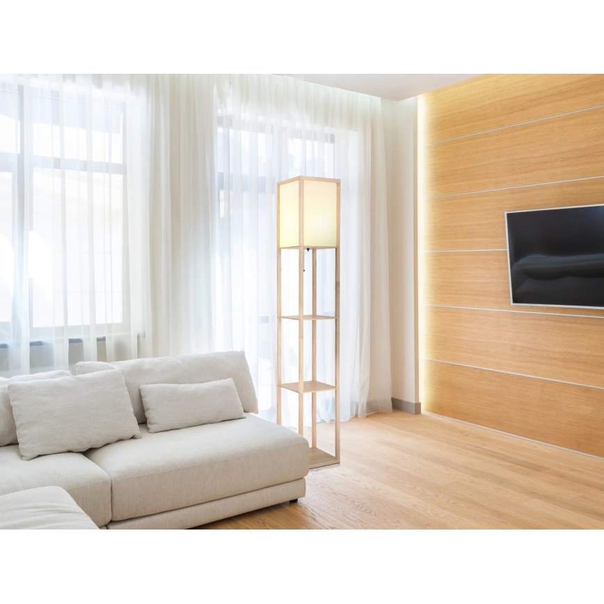 Globo - stojacia lampa 1× E27 / 60 W / 230 V, béžová