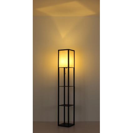 Globo - Stojacia lampa 1xE27/60W/230V čierna