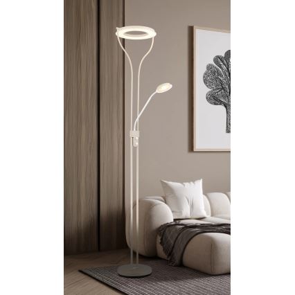 Globo - stmievateľná stojacia LED lampa LED/20W/230V + LED/4W 3000K