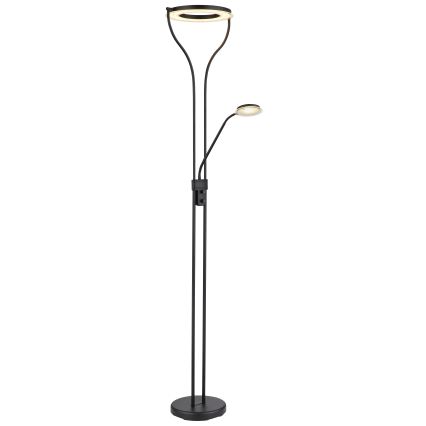 Globo - LED stmievateľná stojacia lampa LED/20W/230V + LED/4W 3000K čierna