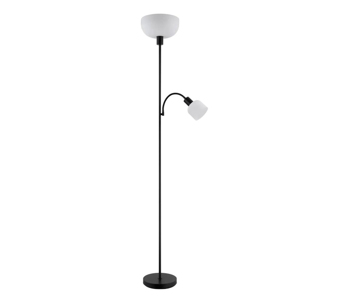 Globo 59947B - Stojacia lampa HINTON 1xE27/40W/230V + 1xE14/25W 59947B
