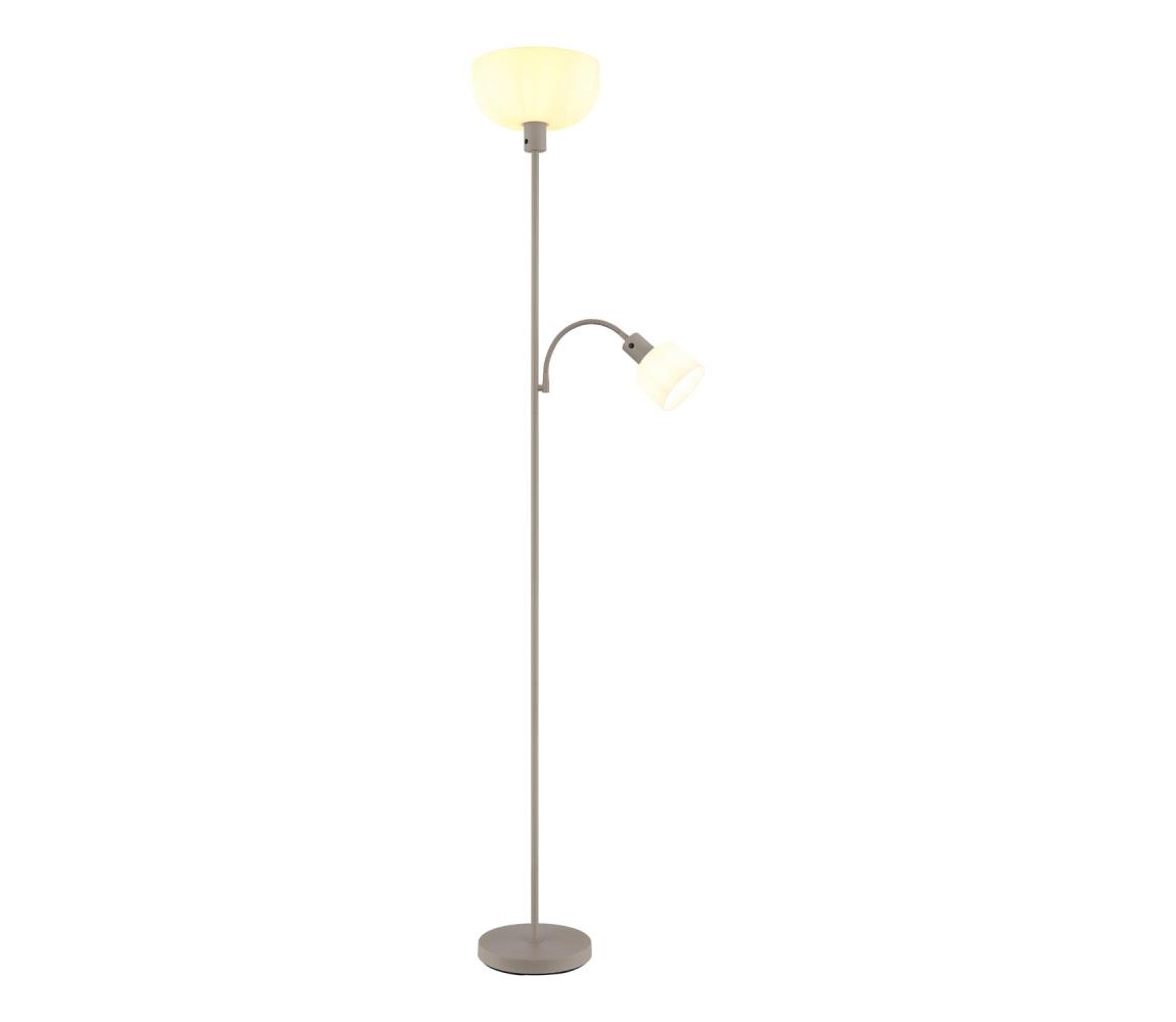 Globo 59947S - Stojacia lampa HINTON 1xE27/40W/230V + 1xE14/25W 59947S
