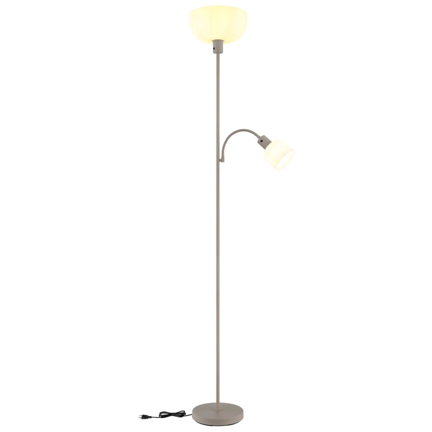 Globo - Stojacia lampa 1xE27/40W/230V + 1xE14/25W
