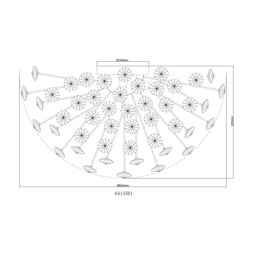 Globo - LED stropné svietidlo 6xG9/3,5W/230V zlaté