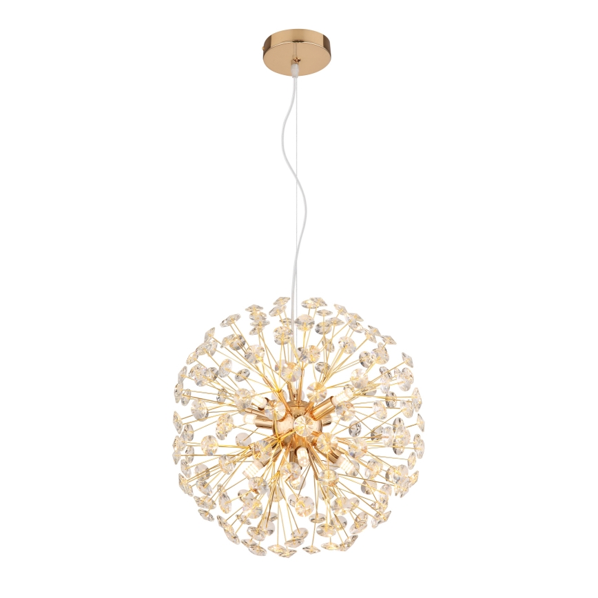 Globo - LED luster na lankách 8xG9/3,5W/230V zlatý