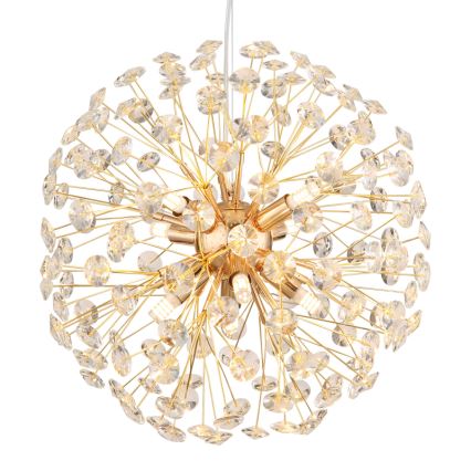 Globo - LED luster na lankách 8xG9/3,5W/230V zlatý