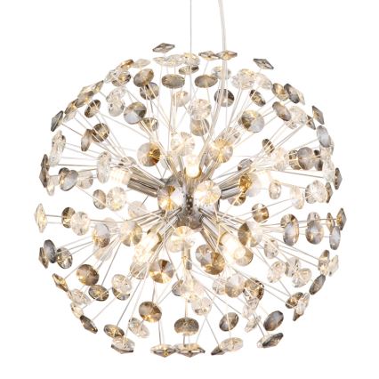 Globo - LED luster na lanku 8xG9/3,5W/230V lesklý chróm