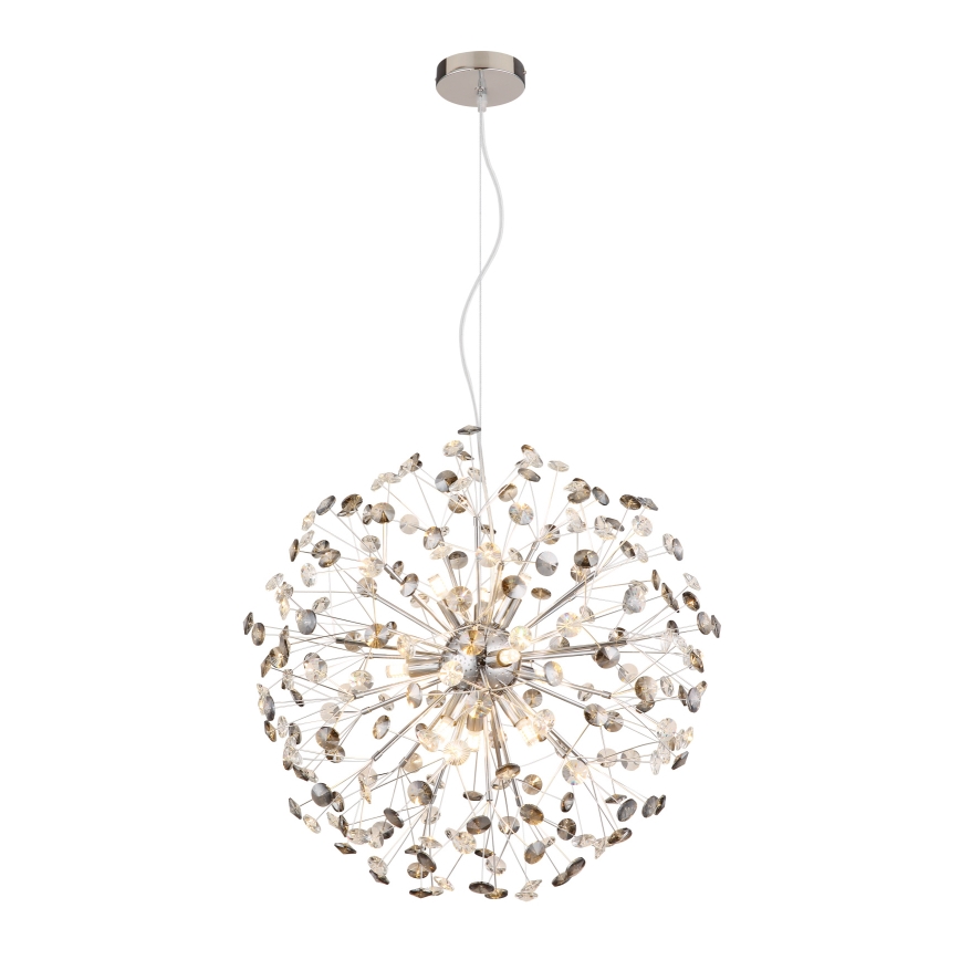 Globo - LED luster na lanku 9xG9/3,5W/230V pr. 60 cm lesklý chróm