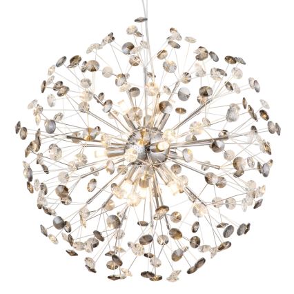 Globo - LED luster na lanku 9xG9/3,5W/230V pr. 60 cm lesklý chróm