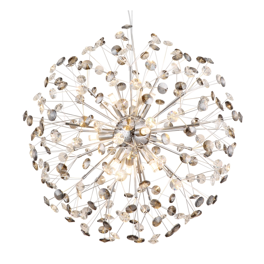 Globo - LED luster na lanku 9xG9/3,5W/230V pr. 60 cm lesklý chróm