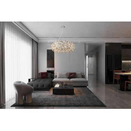 Globo - LED krištáľový luster na lanku 20xG9/3,5W/230V