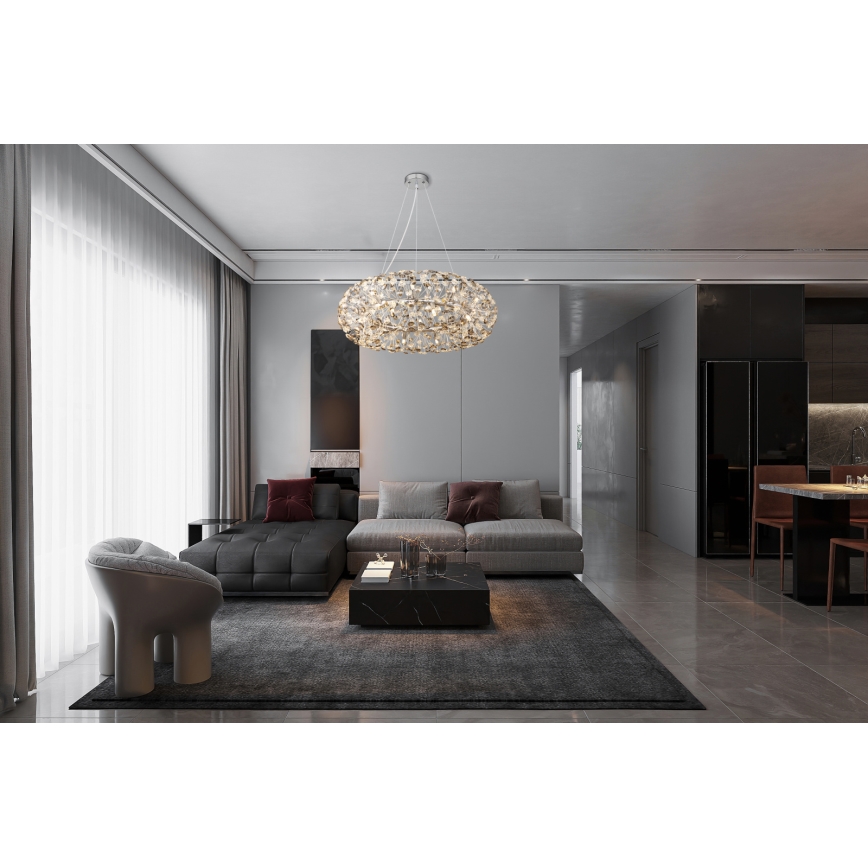 Globo - LED krištáľový luster na lanku 20xG9/3,5W/230V