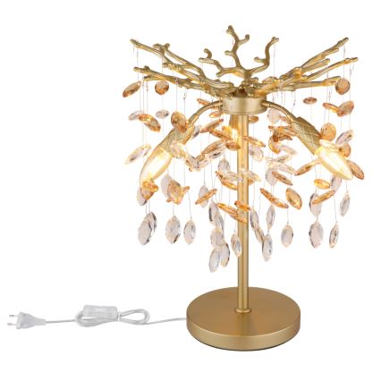 Globo - Stolná lampa 3xE14/40W/230V zlatá