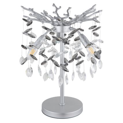 Globo - Stolová lampa 3xE14/40W/230V strieborná