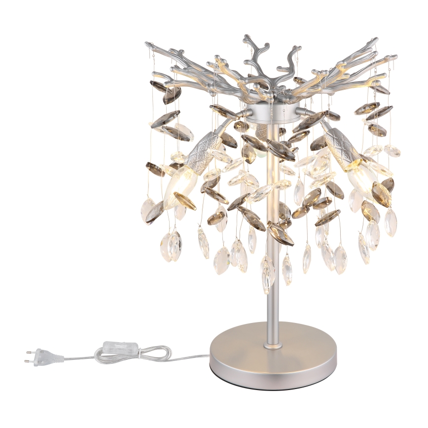 Globo - Stolová lampa 3xE14/40W/230V strieborná