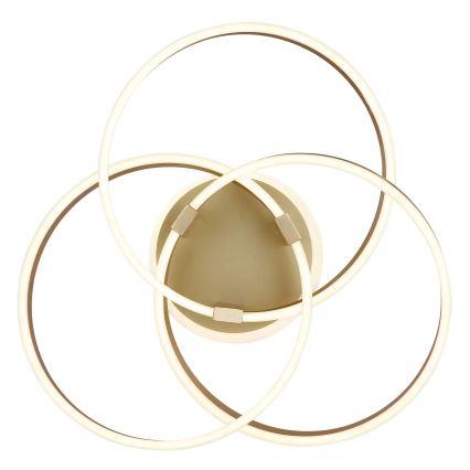 Globo - LED stmievateľné stropné svietidlo LED/56W/230V 2700-6000K 57,5x60 cm zlaté + diaľkové ovládanie