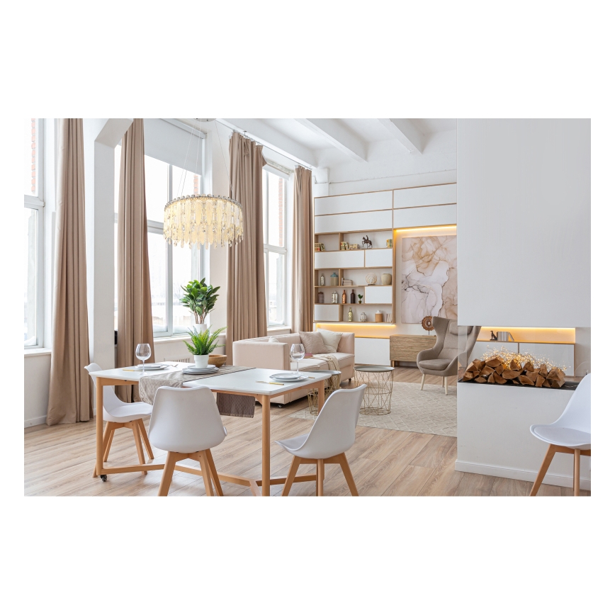 Globo - LED Stmievateľný luster na lane LED/58W/230V 2700-6000K + diaľkové ovládanie