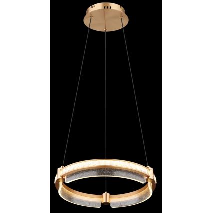 Globo - LED Stmievateľný krištáľový luster na lanku LED/36W/230V 2700K-6000K + diaľkové ovládanie