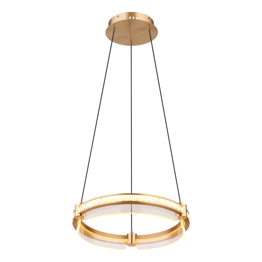 Globo - LED Stmievateľný krištáľový luster na lanku LED/36W/230V 2700K-6000K + diaľkové ovládanie