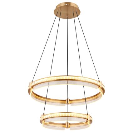 Globo - LED Stmievateľný krištáľový luster na lanku LED/78W/230V 2700K-6000K + diaľkové ovládanie
