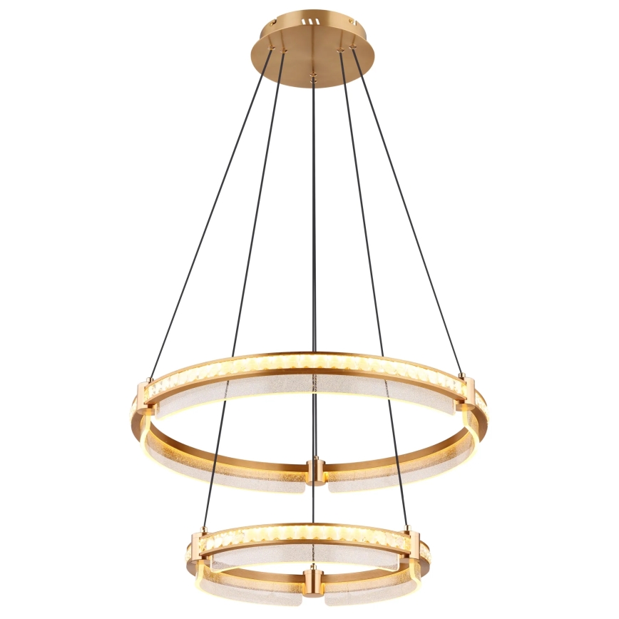 Globo - LED Stmievateľný krištáľový luster na lanku LED/78W/230V 2700K-6000K + diaľkové ovládanie