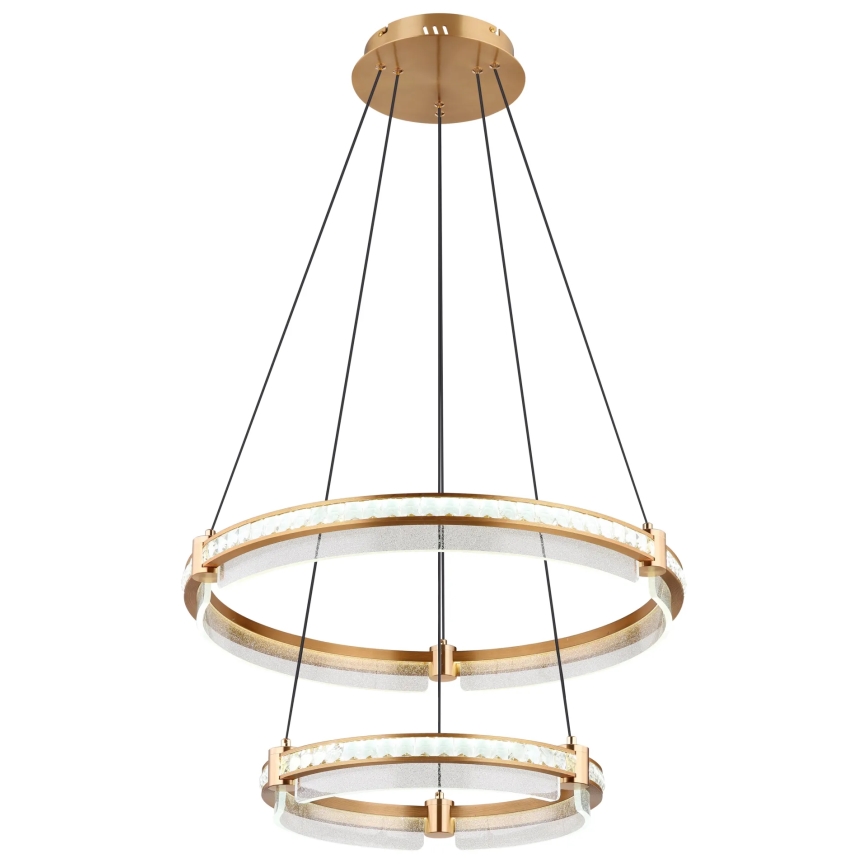 Globo - LED Stmievateľný krištáľový luster na lanku LED/78W/230V 2700K-6000K + diaľkové ovládanie