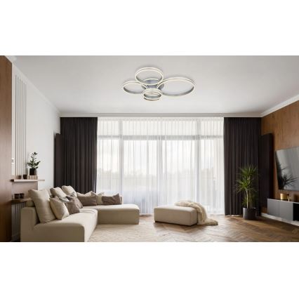 Globo - stmievateľné stropné LED svietidlo LED/120W/230V 2700-6000K 90x114 cm + diaľkové ovládanie
