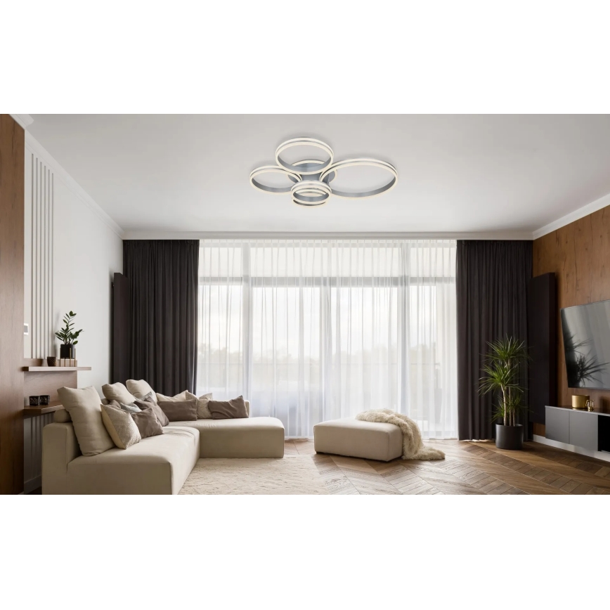 Globo - stmievateľné stropné LED svietidlo LED/120W/230V 2700-6000K 90x114 cm + diaľkové ovládanie