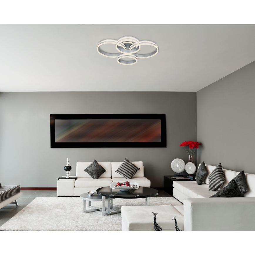 Globo - LED stropné stmievateľné svietidlo LED/90W/230V 2700-6000K 68x85 cm + diaľkové ovládanie
