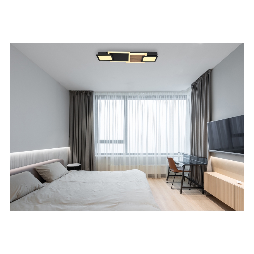 Globo 67279-30 - LED stropné svietidlo CAROLINE LED/30W/230V 25x71,5 cm béžová/čierna